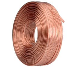 VALUE Câble pour hauts-parleurs, transparent, 100m 1,5mm²