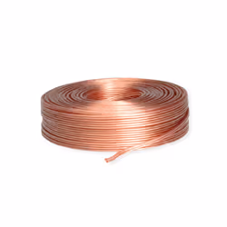 VALUE Câble pour hauts-parleurs, transparent, 100m 1,5mm²