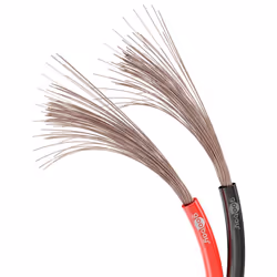 Goobay 15086 câble audio 100 m Noir, Rouge