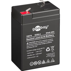 Goobay 16070 Batterie de l'onduleur Sealed Lead Acid (VRLA) 6 V 4 Ah