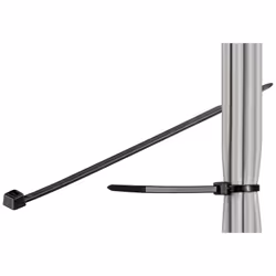 Goobay 17068, Nylon, Noir, 100 mm, 2,6 mm, 100 pièce(s)