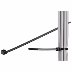 Goobay 17069, Attache de câble détachable, Nylon, Noir, -35 - 85 °C, 200 mm, 2,5 mm