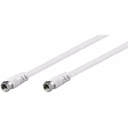 Goobay 27034, 2,5 m, Type F, Type F, Blanc