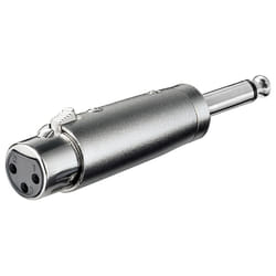 Goobay 27451 6.35 mm 3 pin XLR Gris