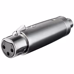 Goobay 27457, XLR, RCA, Noir