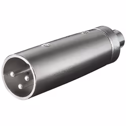 Goobay 27458, XLR, RCA, Noir