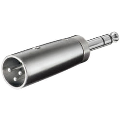 Goobay 27515 changeur de genre de câble XLR 6.35 mm Acier inoxydable