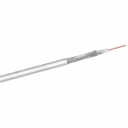 Goobay 27518, 100 m, Coaxial, Blanc