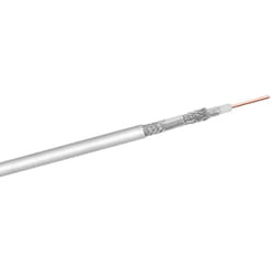 Goobay 27518 câble coaxial 100 m Blanc