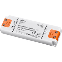 Goobay 30003 alimentation / transformateur d'éclairages Adapté à une utilisation à l'intérieur Transformateur d'éclairage électronique 30 W