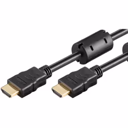 Goobay 31909, 3 m, HDMI Type A (Standard), HDMI Type A (Standard), Compatibilité 3D, 10,2 Gbit/s, Noir