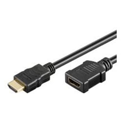 Goobay 1m HDMI câble HDMI HDMI Type A (Standard) Noir