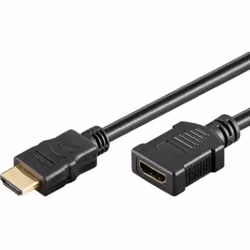 Goobay 3m 19-pin HDMI, 3 m, HDMI Type A (Standard), HDMI Type A (Standard), Noir