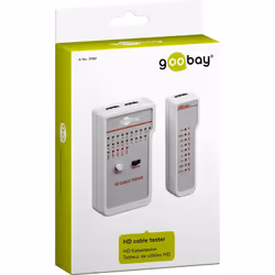 Goobay 31961 testeur vocal/données/vidéo (VDV) Testeur de câble HDMI/mini-HDMI Blanc Test de continuité
