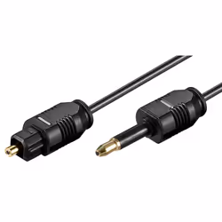 Goobay 34201, 2 m, TOSLINK, 3,5mm