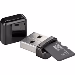 Goobay 38656 lecteur de carte mémoire USB Noir