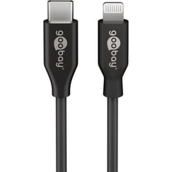 Goobay 39424 câble Lightning 1 m Noir
