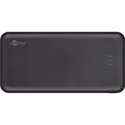 Goobay 40891 banque d'alimentation électrique Lithium Polymère (LiPo) 10000 mAh Noir