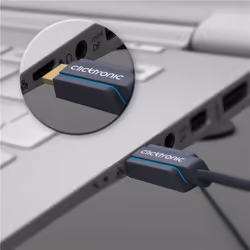 ClickTronic 40989 câble HDMI 1,5 m HDMI Type A (Standard) Noir - Vue supplémentaire 2