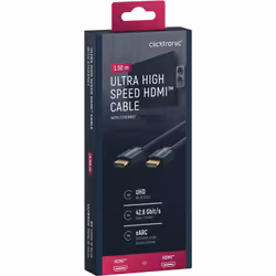ClickTronic 40989 câble HDMI 1,5 m HDMI Type A (Standard) Noir - Vue supplémentaire 7