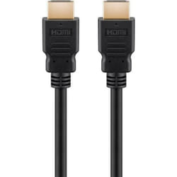 Goobay 41081 câble HDMI 0,5 m HDMI Type A (Standard) 2 x HDMI Type A (Standard) Noir