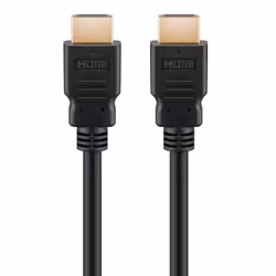 Goobay 41082, 1 m, HDMI Type A (Standard), HDMI Type A (Standard), Compatibilité 3D, 48 Gbit/s, Noir