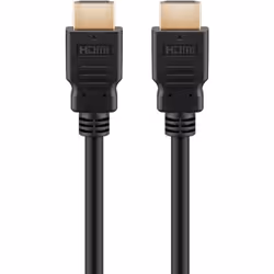 HL HL0410840, 2 m, HDMI Type A (Standard), HDMI Type A (Standard), Compatibilité 3D, 48 Gbit/s, Noir