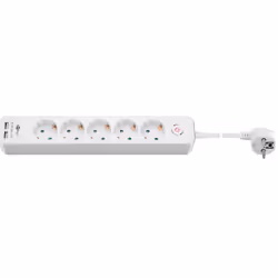 Goobay 41265, 1,5 m, Intérieure, Type F, Type F (CEE 7/4), Courbe, IP20