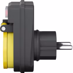 Goobay 41266 adaptateur prise d'alimentation Type F Noir