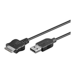 Goobay USB Datacable / PSP Go câble PS/2 Noir