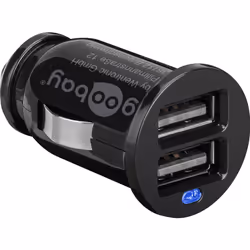Goobay 44177, Auto, Allume-cigare, 5 V, Noir