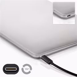 Goobay 44755 câble USB 1 m USB 2.0 USB B USB C Noir