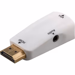 Goobay 44793, HDMI, VGA / 3.5 mm, Blanc