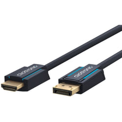 ClickTronic 44924 câble HDMI 2 m DisplayPort HDMI Type A (Standard) Noir