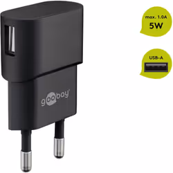 Goobay 44947 chargeur d'appareils mobiles Universel Noir Secteur Intérieure
