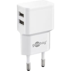 Goobay 44952 chargeur d'appareils mobiles Téléphone portable, Smartphone, Tablette Blanc Secteur Intérieure