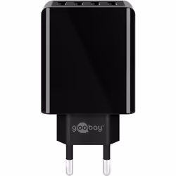 Goobay 44953 chargeur d'appareils mobiles Universel Noir Secteur Intérieure
