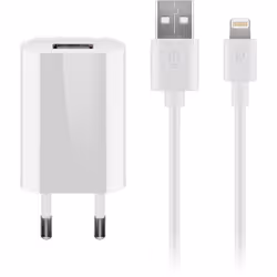 Goobay 44978, Intérieure, Secteur, 5 V, 1 m, Blanc