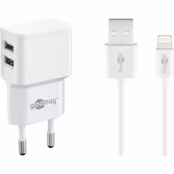 Goobay 44979, Intérieure, Secteur, 5 V, 2,4 A, 1 m, Blanc