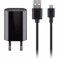 Goobay 44982, Intérieure, Secteur, 5 V, 1 m, Noir