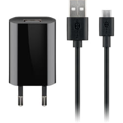 Goobay 44982 chargeur d'appareils mobiles Universel Noir Secteur Intérieure