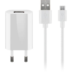 Goobay 44983 chargeur d'appareils mobiles Universel Blanc Secteur Intérieure
