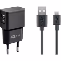 Goobay 44984, Intérieure, Secteur, 5 V, 1 m, Noir