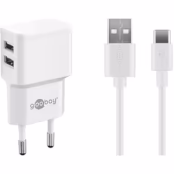 Goobay 44987, Intérieure, Secteur, 5 V, 1 m, Blanc