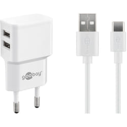 Goobay 44987 chargeur d'appareils mobiles Universel Blanc Secteur Intérieure