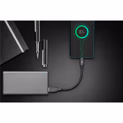 Goobay 45247 câble USB 0,15 m USB 3.2 Gen 1 (3.1 Gen 1) USB A USB C Noir