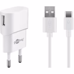 Goobay 45299, Intérieure, Secteur, 1 A, 1 m, Blanc