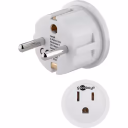 Goobay 45351, Type F, Type B, Droit, Droit, 230 V, 15 A