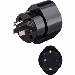 Goobay 45354, Type B, Type F, 250 V, 13 A, Noir, 3250 W