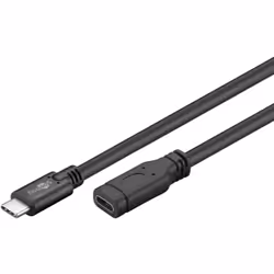 Goobay 45393 câble USB 1 m USB 3.2 Gen 1 (3.1 Gen 1) USB C Noir